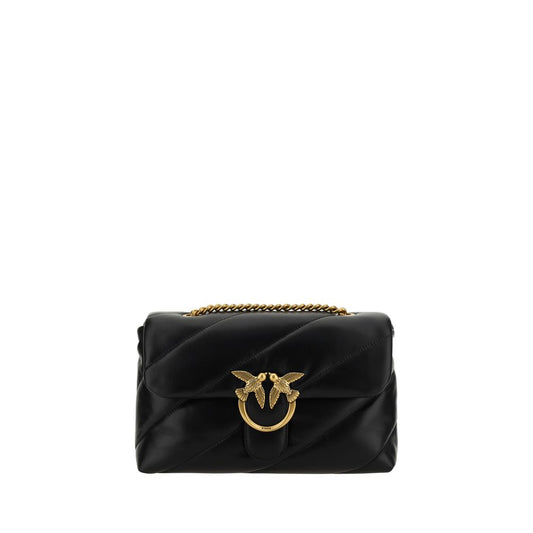 Black Calf Leather Bos Taurus Shoulder Bag