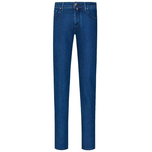 Blue Cotton Men's Jeans