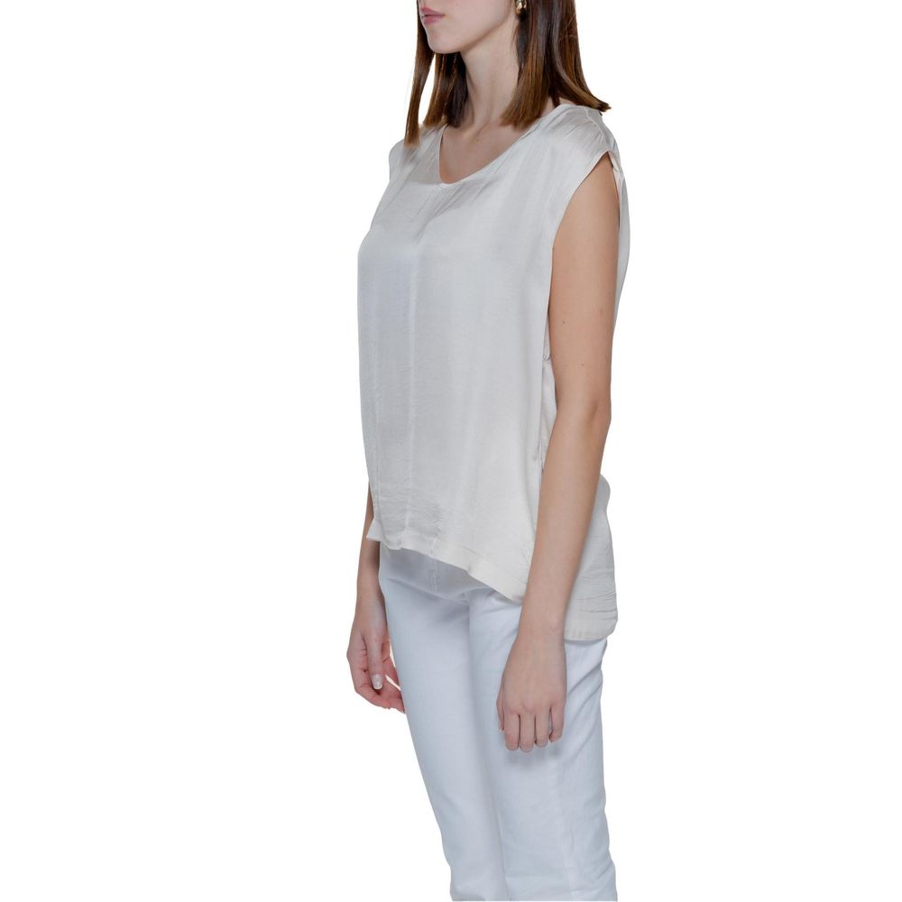 Cream Viscose Blouse