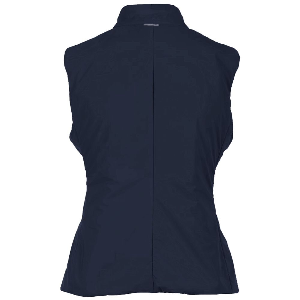 Blue Nylon Women Vest