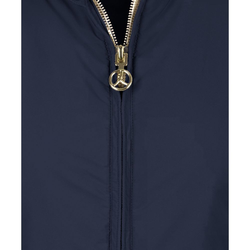 Blue Nylon Women Vest