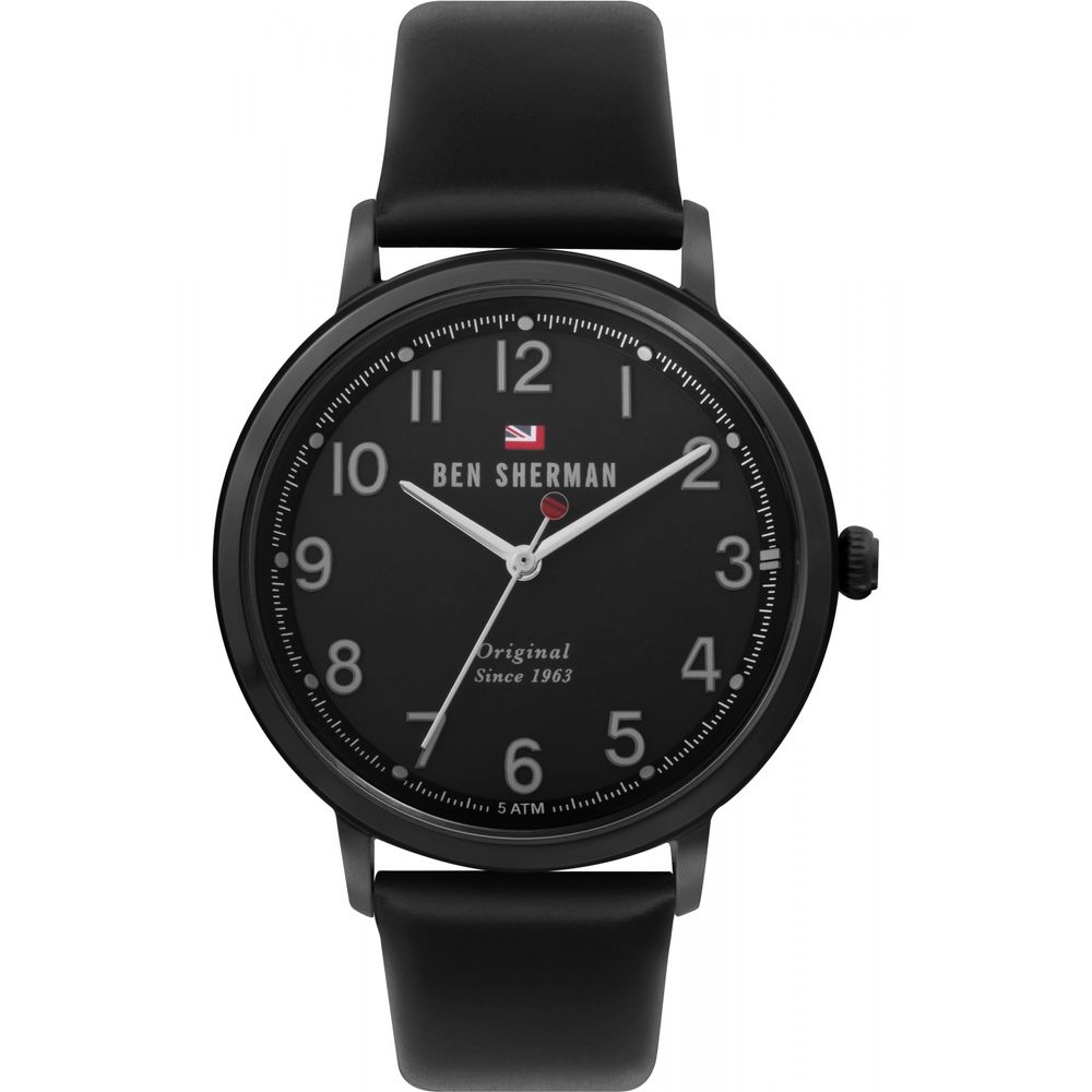 Black Leather Watch