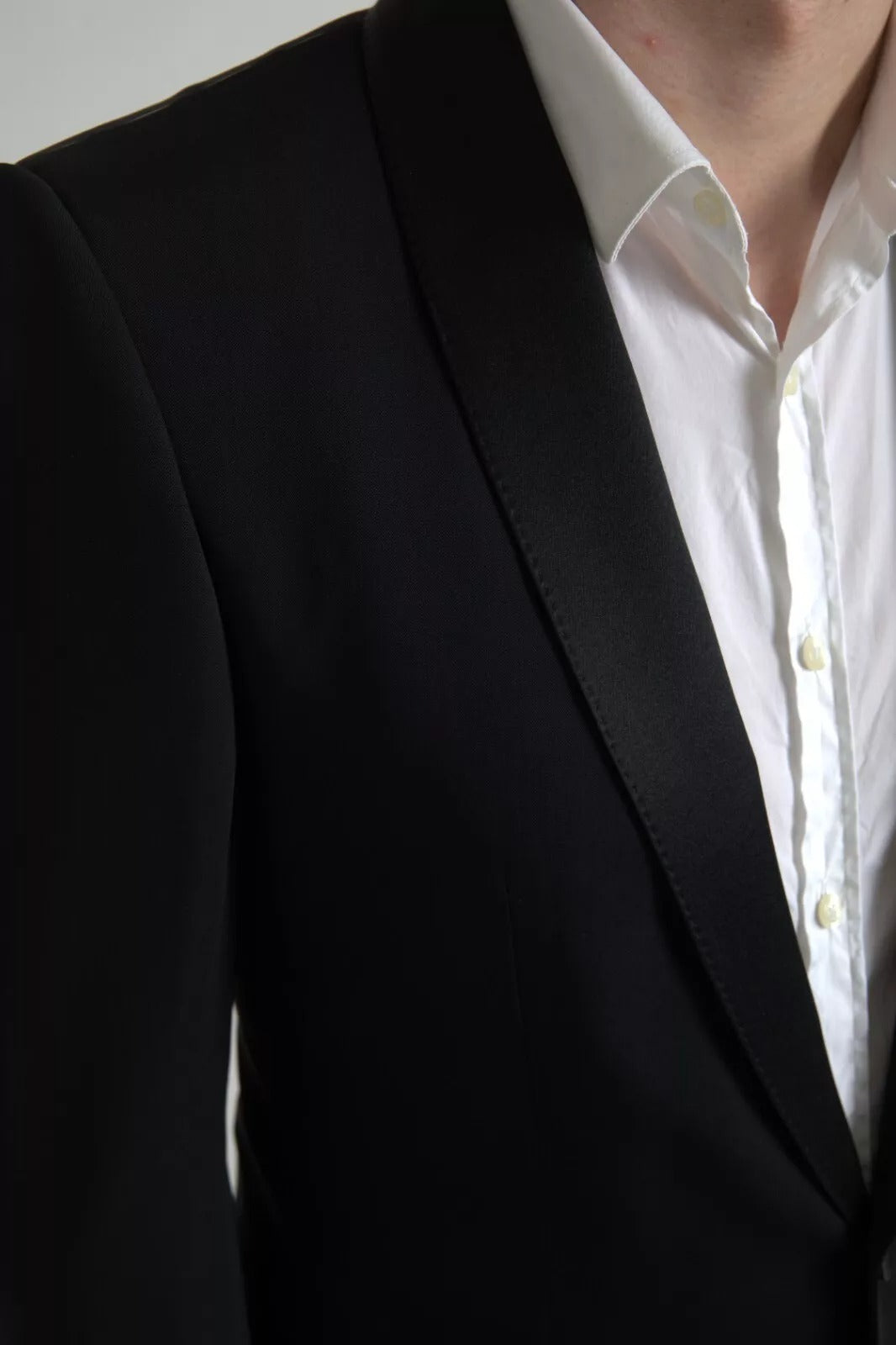 Black Wool Single Breasted MARTINI Blazerclothing