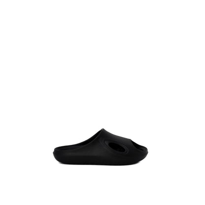 Black Polyethylene Slippers