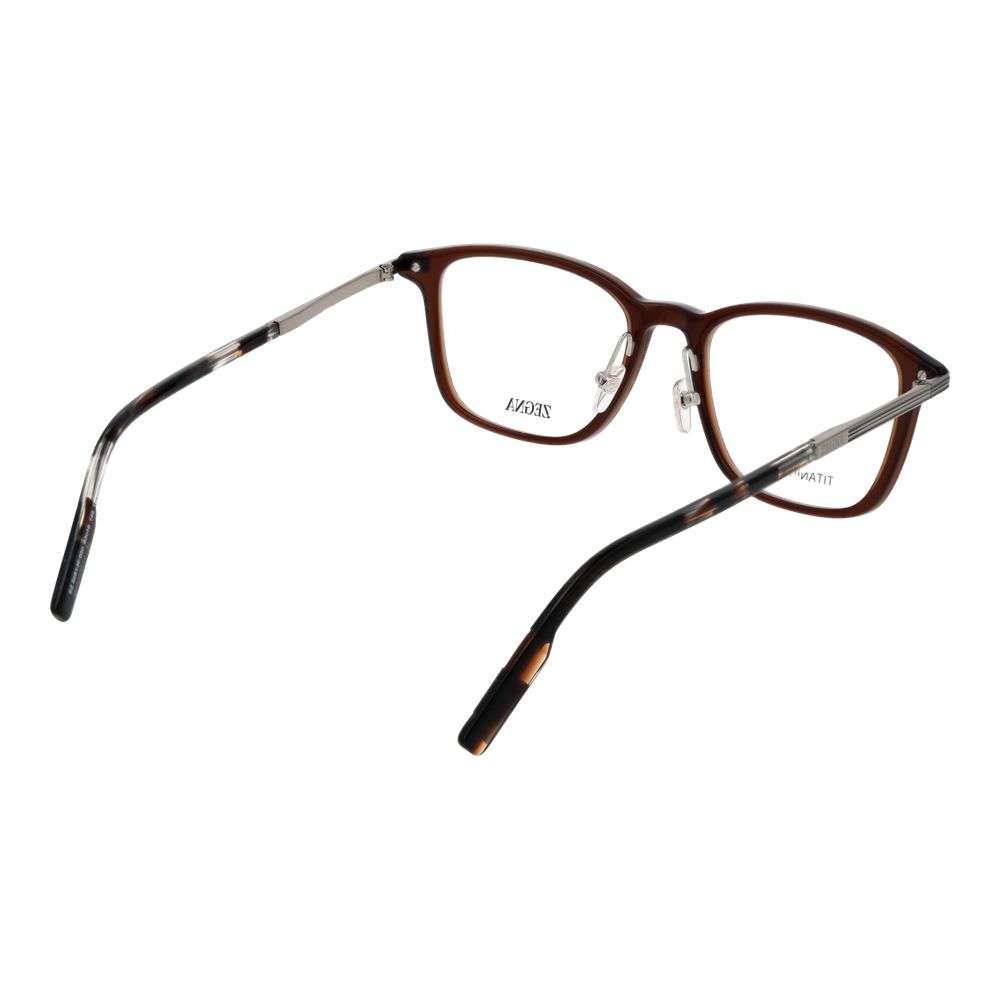 Brown Plastic & Titanium Glasses (Frames)