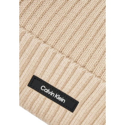 Beige Organic Cotton Caps Baseball Hat