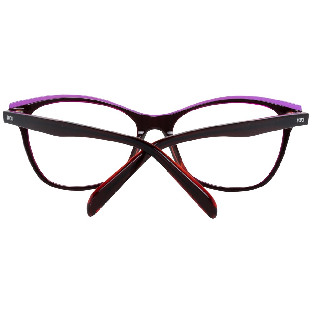 Burgundy Plastic Glasses (Frames)