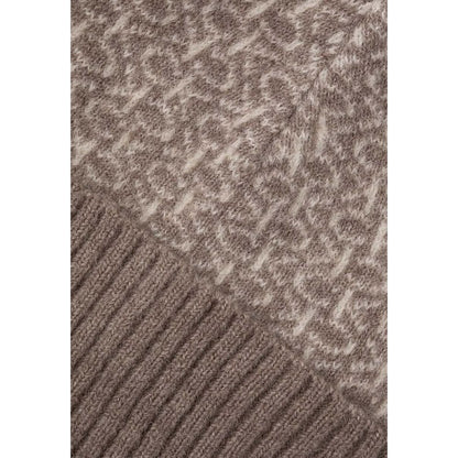 Beige Alpaca Leather Caps Baseball Hat