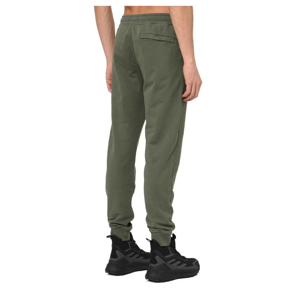 Beige Cotton Men Pants