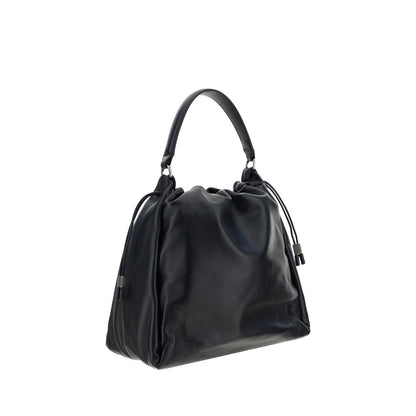 Black Calf Leather Bos Taurus Shoulder Bag