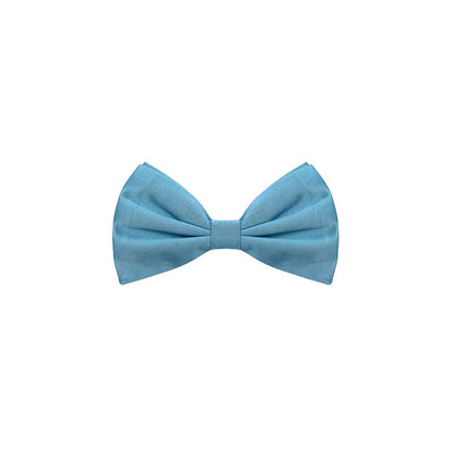 Blue Silk Bowtie