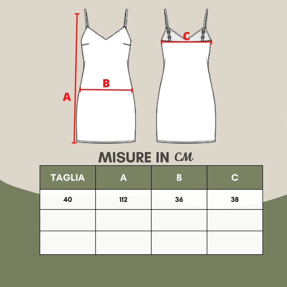 Vestido elegante de algodón beige