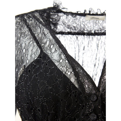 Elegante vestido de nailon negro
