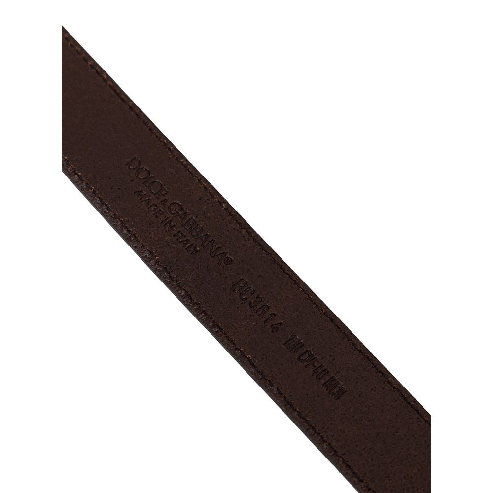 Brown Calfskin Regular Belt