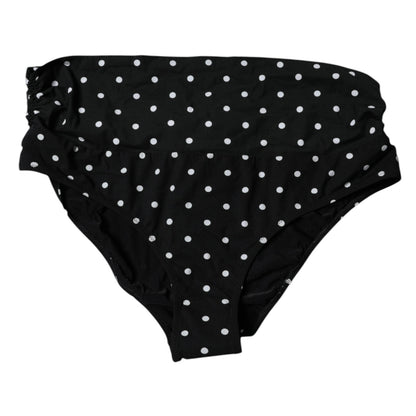 Black Polka Dot Swimsuit Bikini Bottom Swimwear