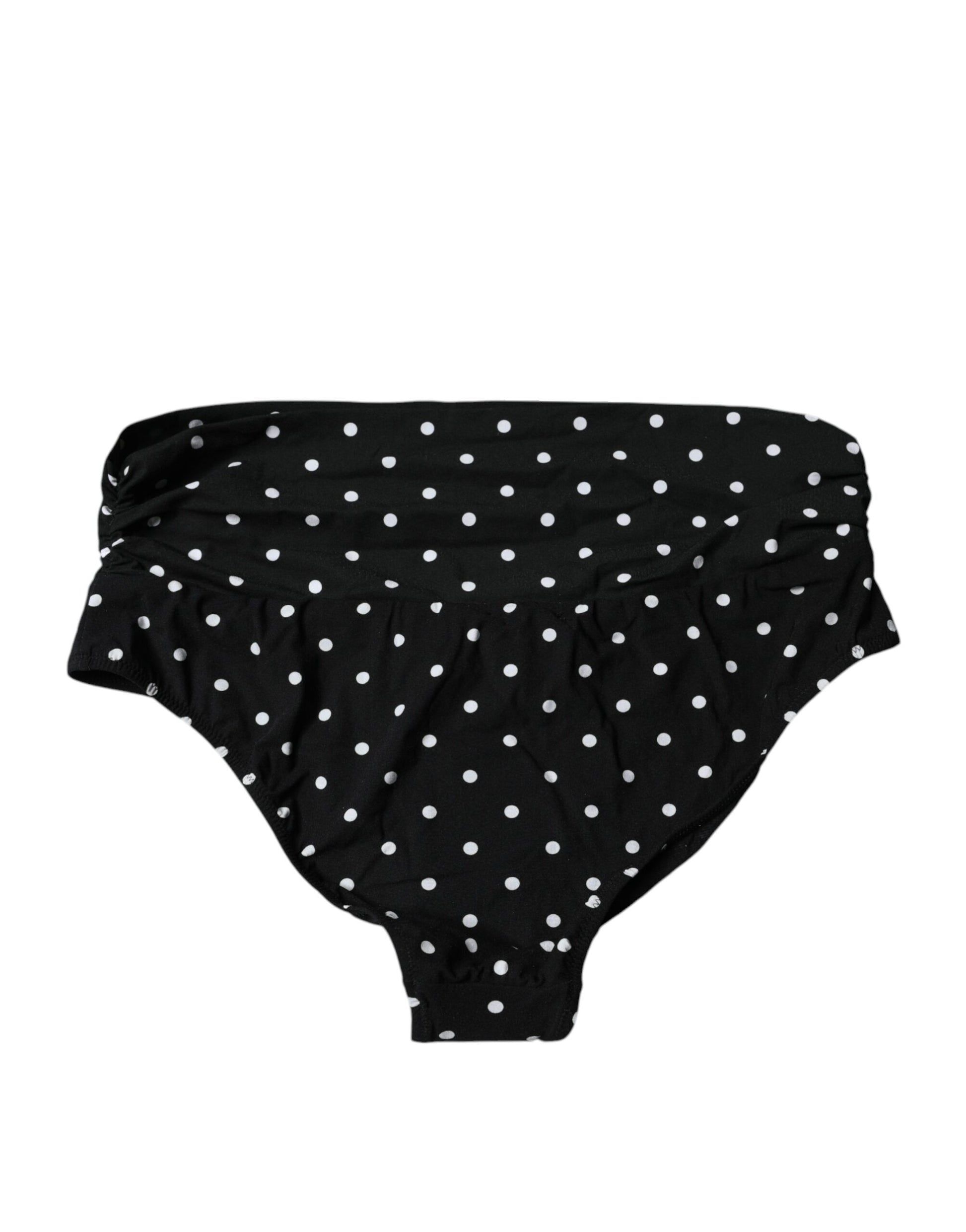 Black Polka Dot Swimsuit Bikini Bottom Swimwear