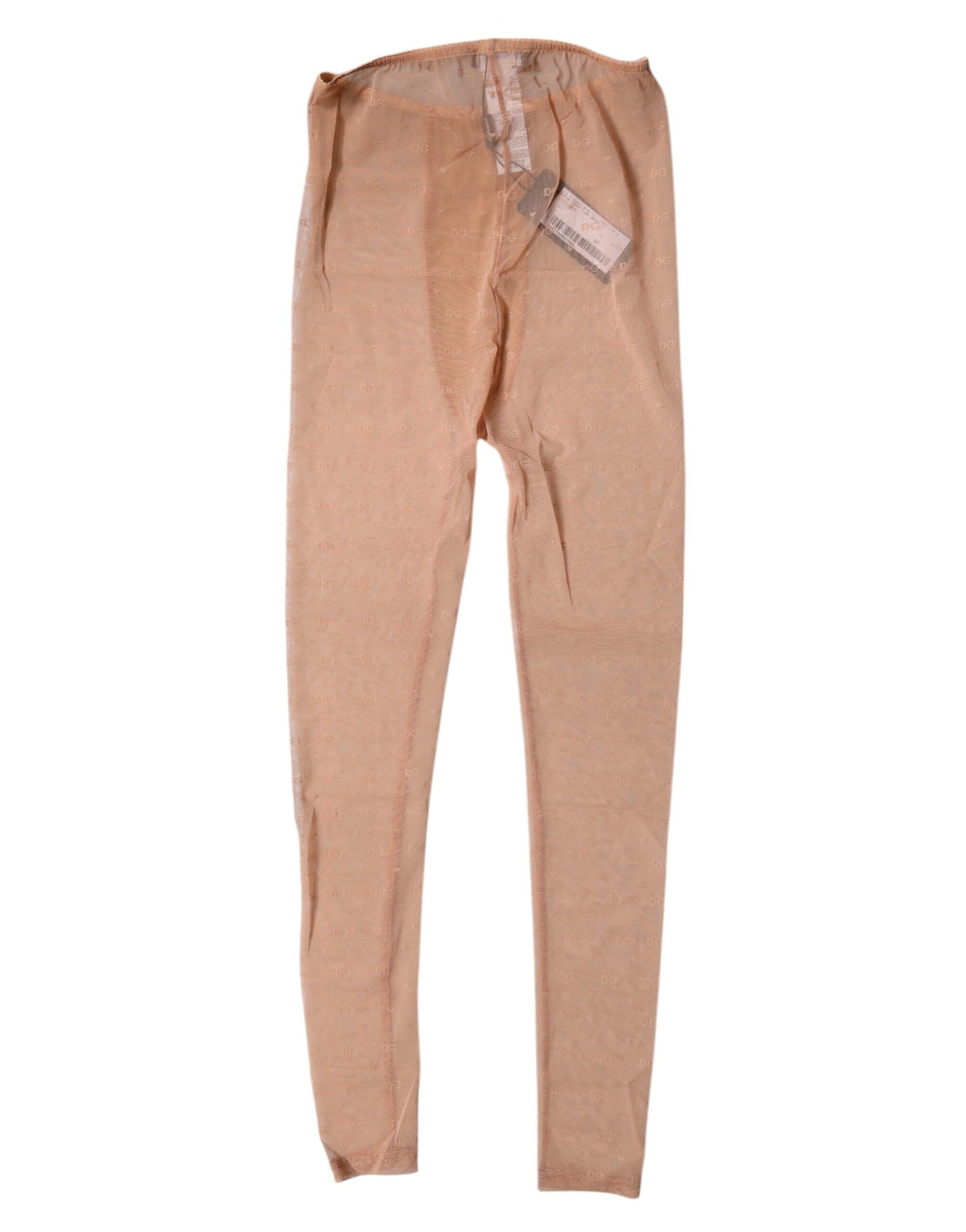 Nude Beige Logo Lace Lingerie Pants Underwear