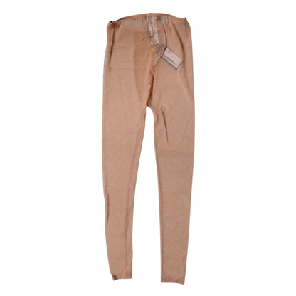 Nude Beige Logo Lace Lingerie Pants Underwear