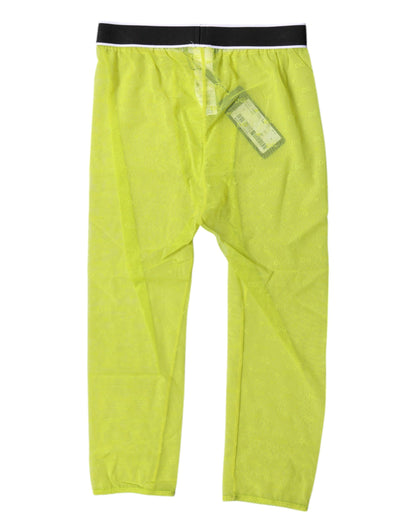 Green DG Logo Nylon Cropped Tights Underwear