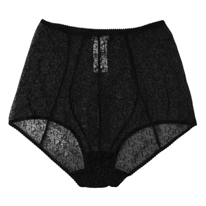 Black Logo Girdle High Waist Panty Underwear