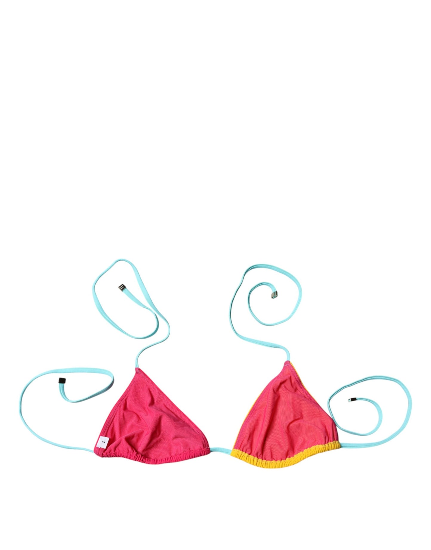 Multicolor Halter Beachwear Bikini Top Swimwear