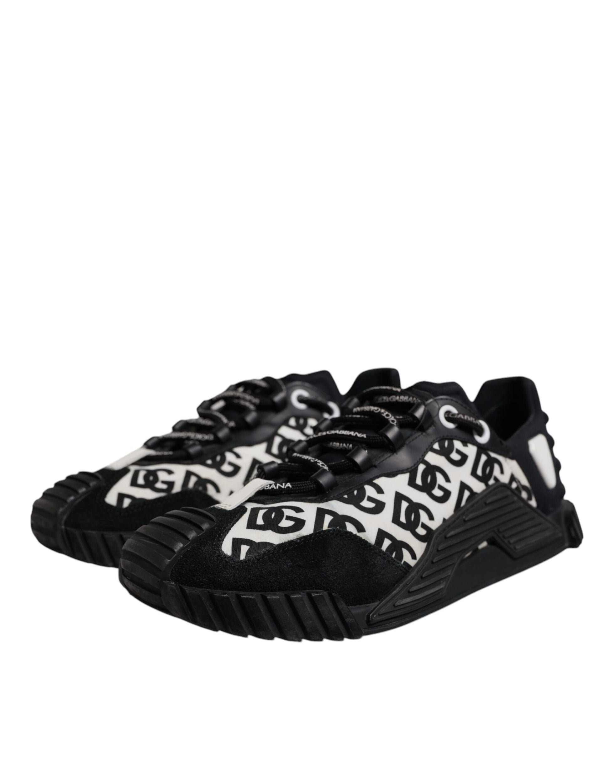 Black Logo Lace Up Low Top NS1 Sneakers Shoes