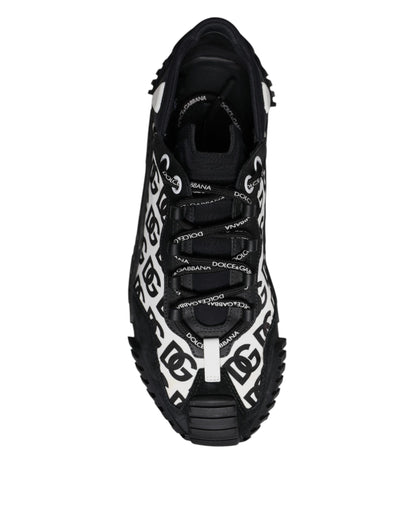 Black Logo Lace Up Low Top NS1 Sneakers Shoes