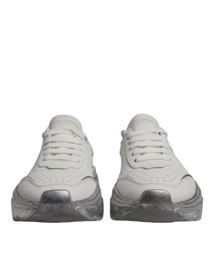 White Silver Daymaster Low Top Sneaker Shoes
