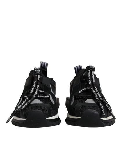 Black Mesh Sorrento Trekking Sneakers Shoes