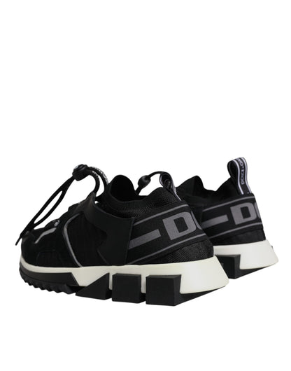 Black Mesh Sorrento Trekking Sneakers Shoes