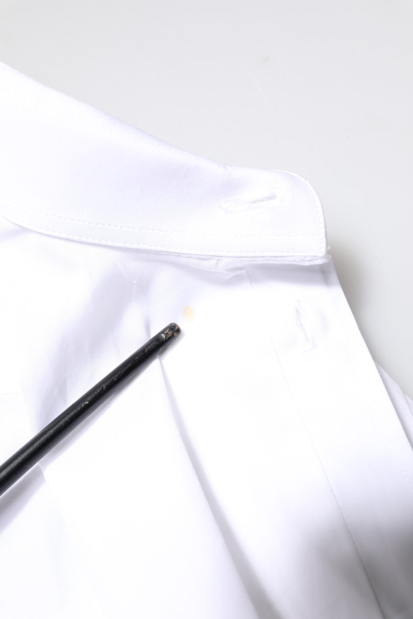 White GOLD Cotton Long Sleeves Men Dress Shirt