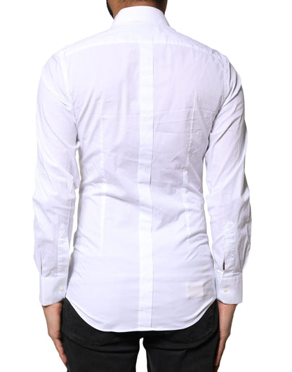White GOLD Cotton Long Sleeves Dress Shirt