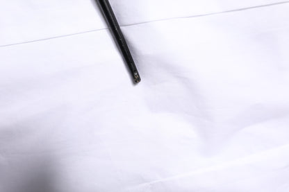 White GOLD Cotton Poplin Bib Formal Men Dress Shirt