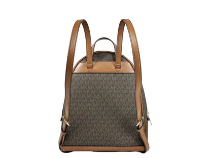 Rhea Medium PVC Backpack Bookbag Brown