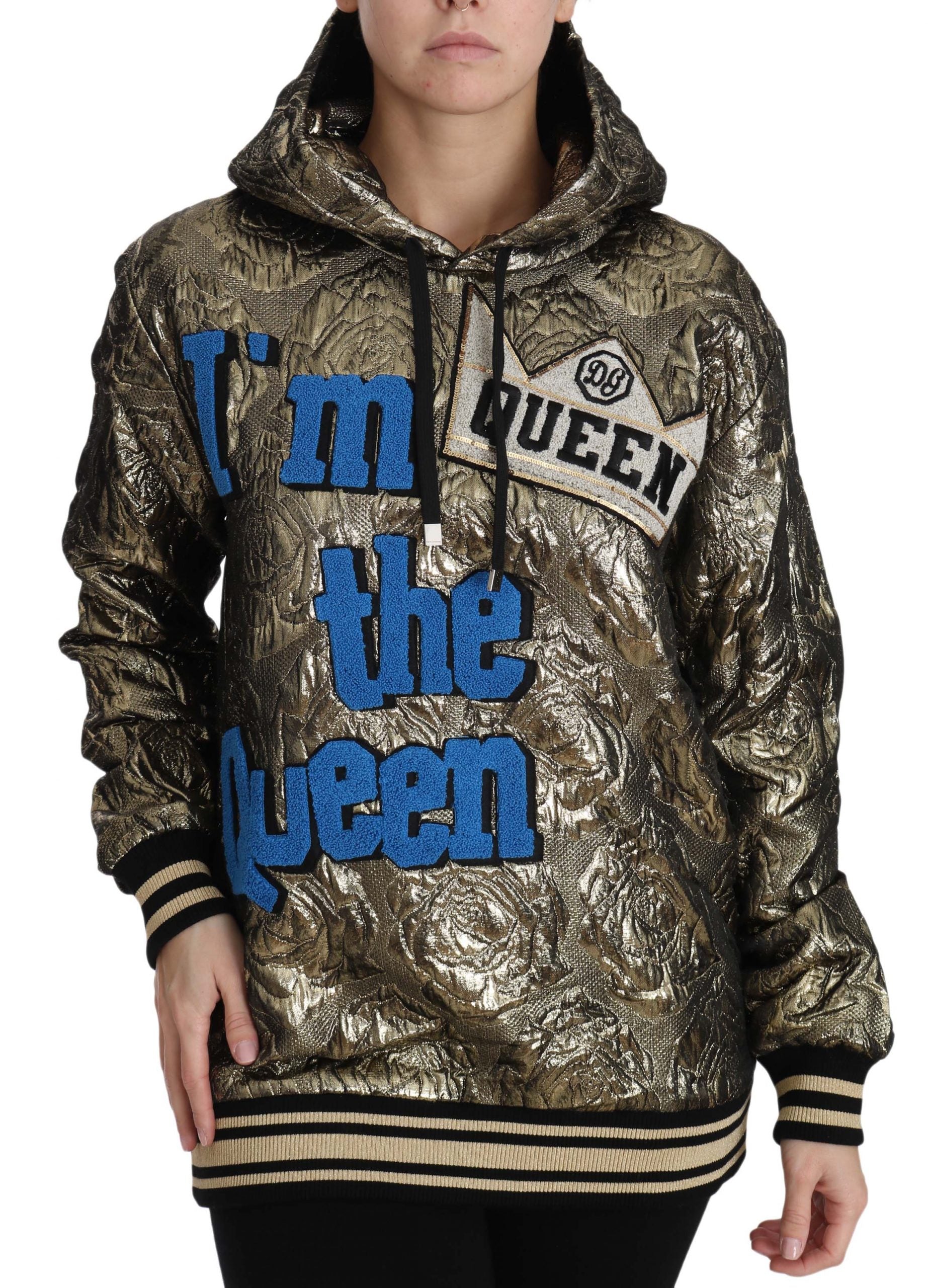 Sudadera con capucha multicolor Im The Queen