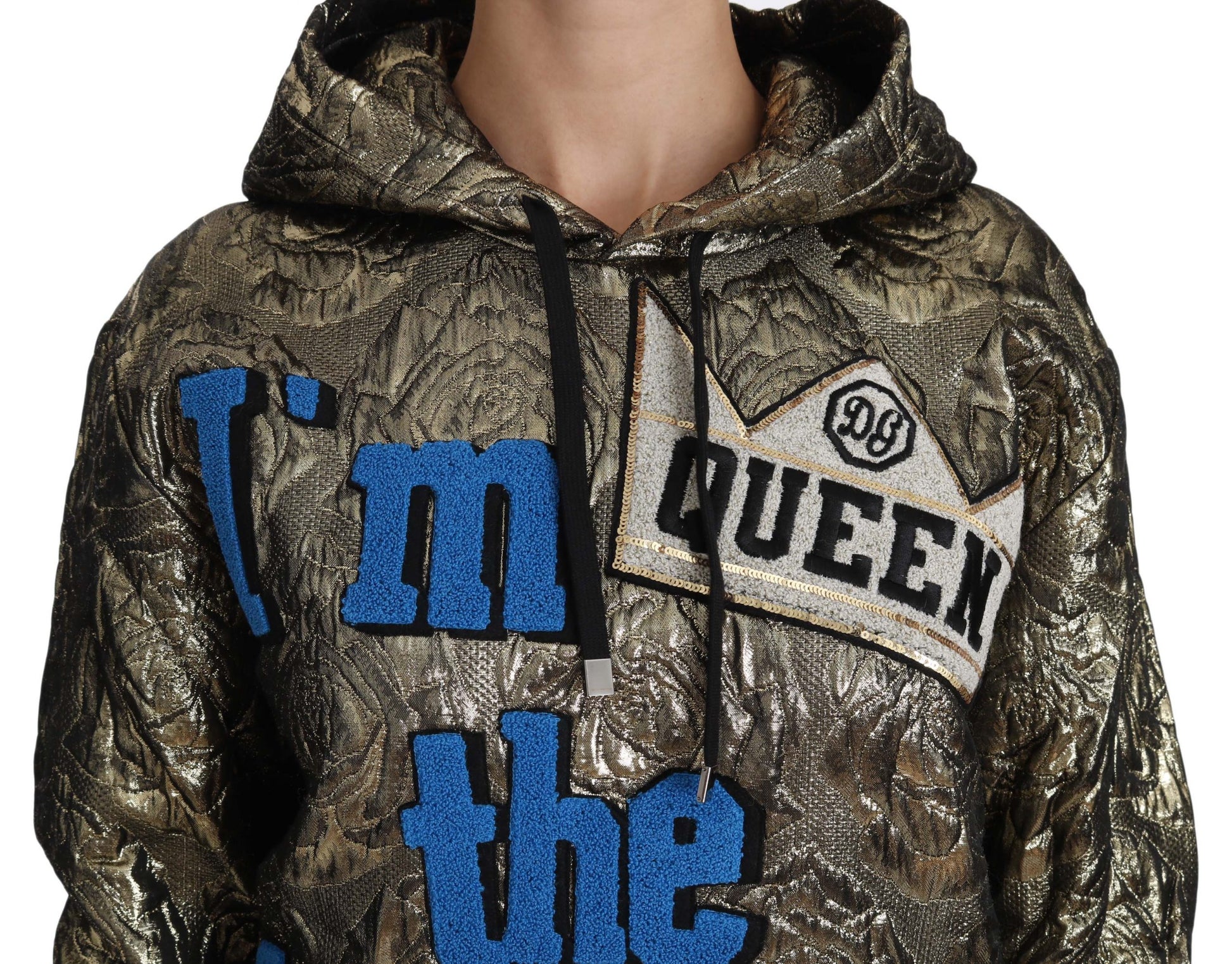 Sudadera con capucha multicolor Im The Queen