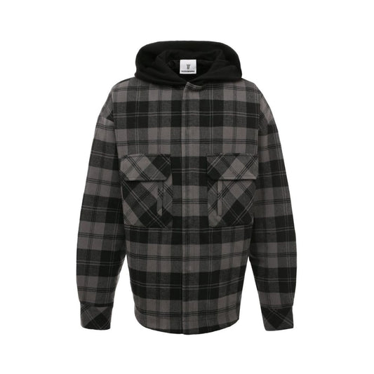 Gray Cotton Men's Jacket