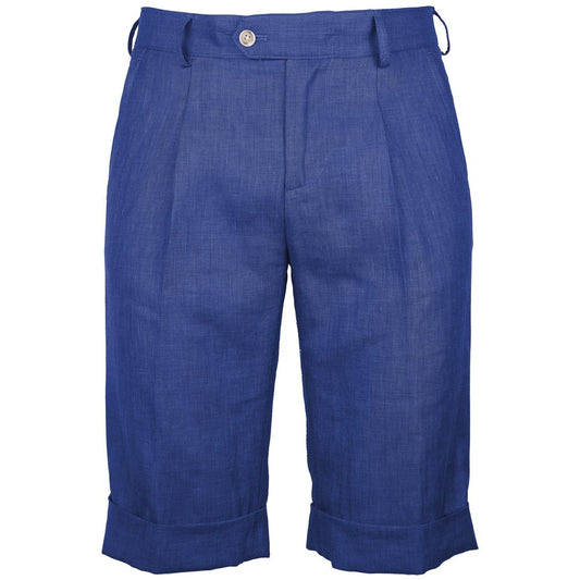 Blue Linen Short