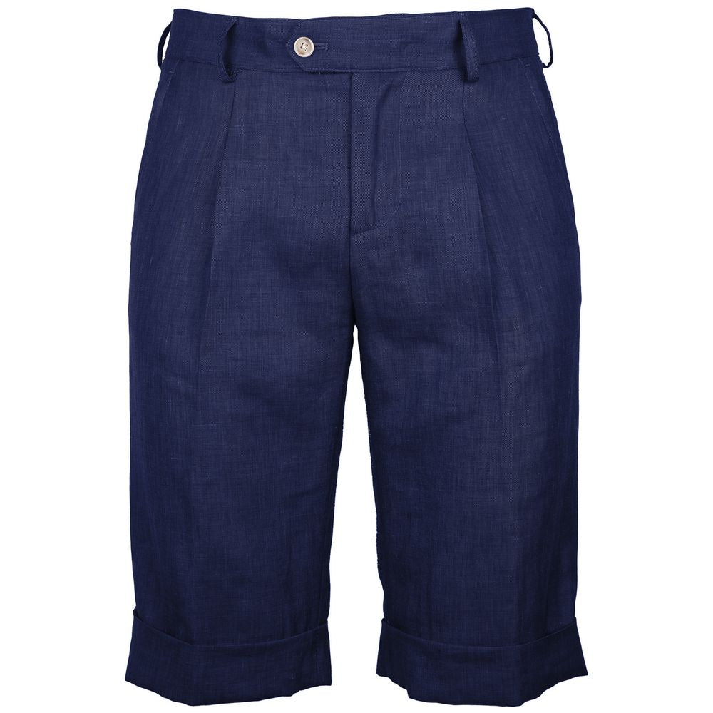 Blue Linen Short