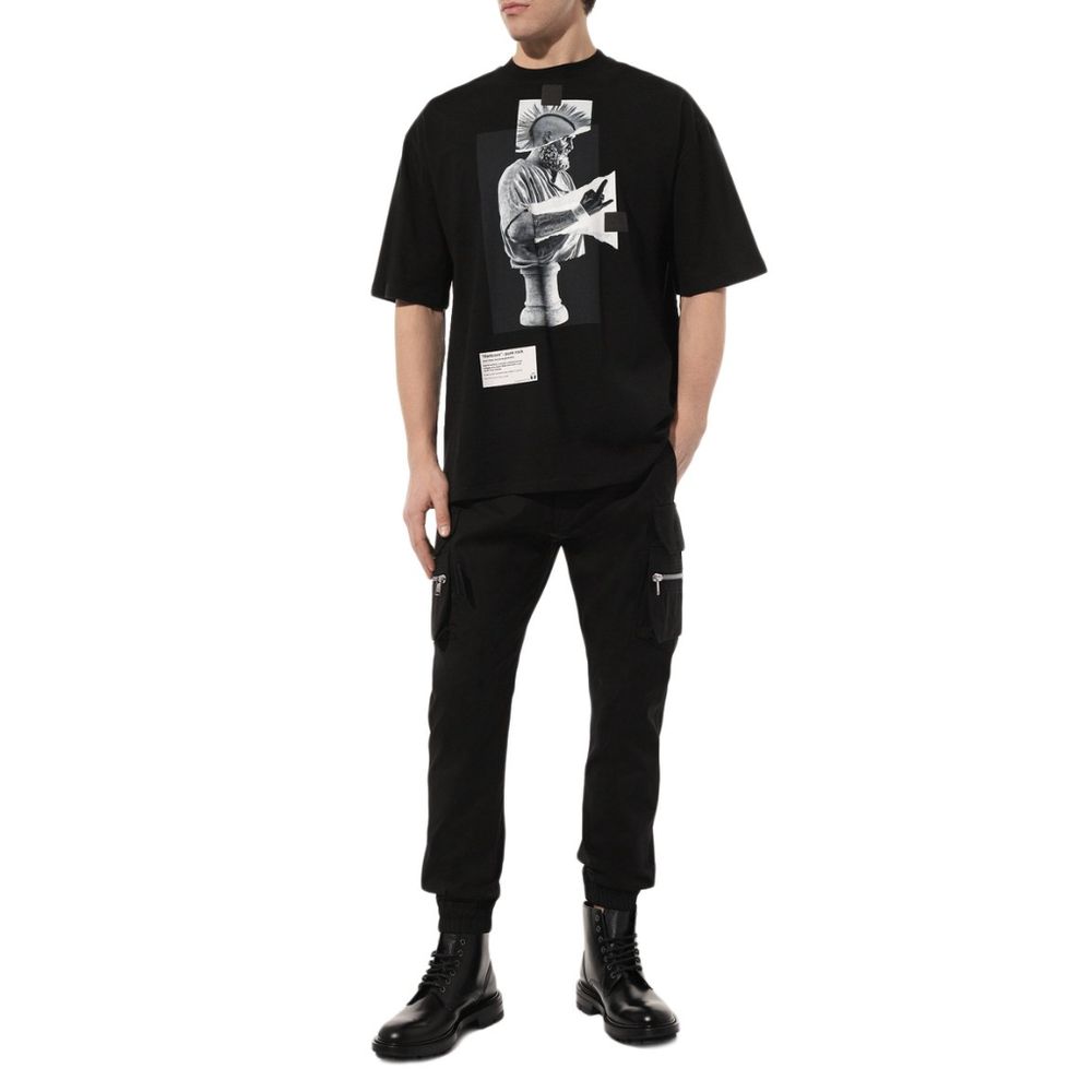 Black Cotton T-Shirt