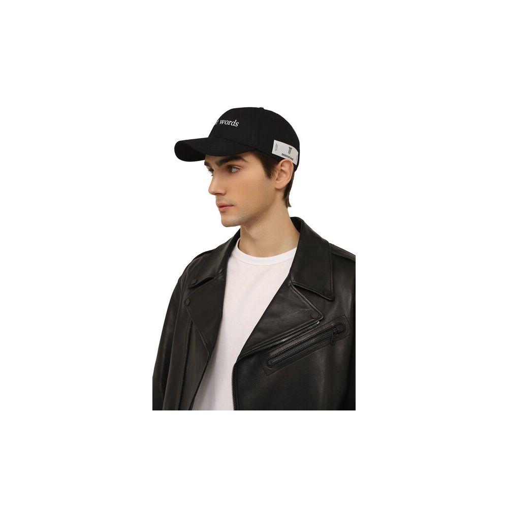 Black Cotton Men Cap