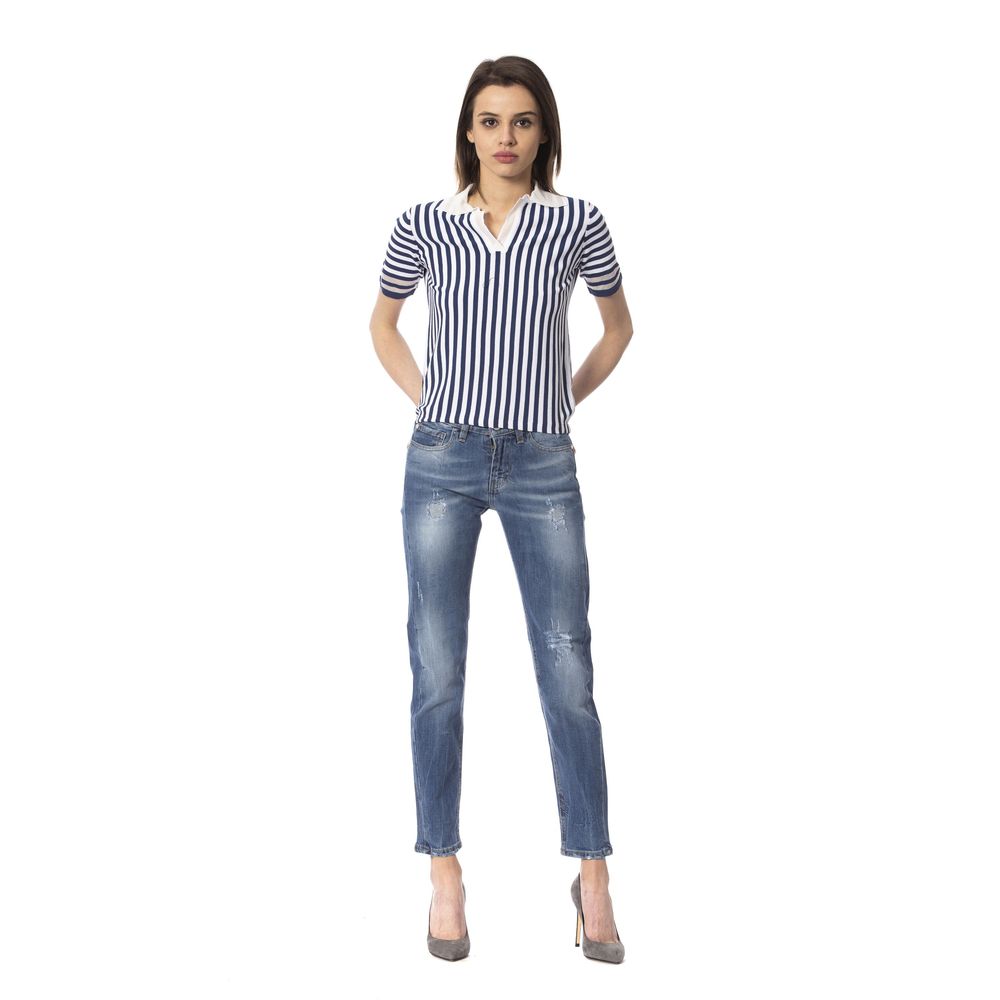 Blue Other Fibres Women Jeans