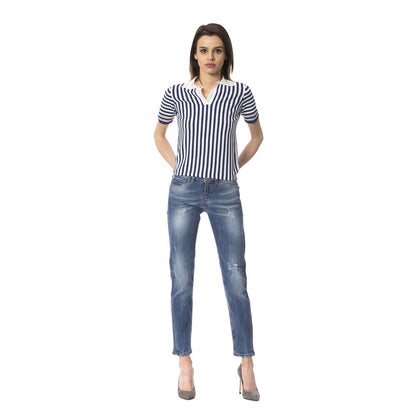 Blue Other Fibres Women Jeans