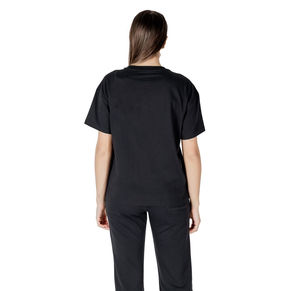 Black Cotton Tops & T-Shirt