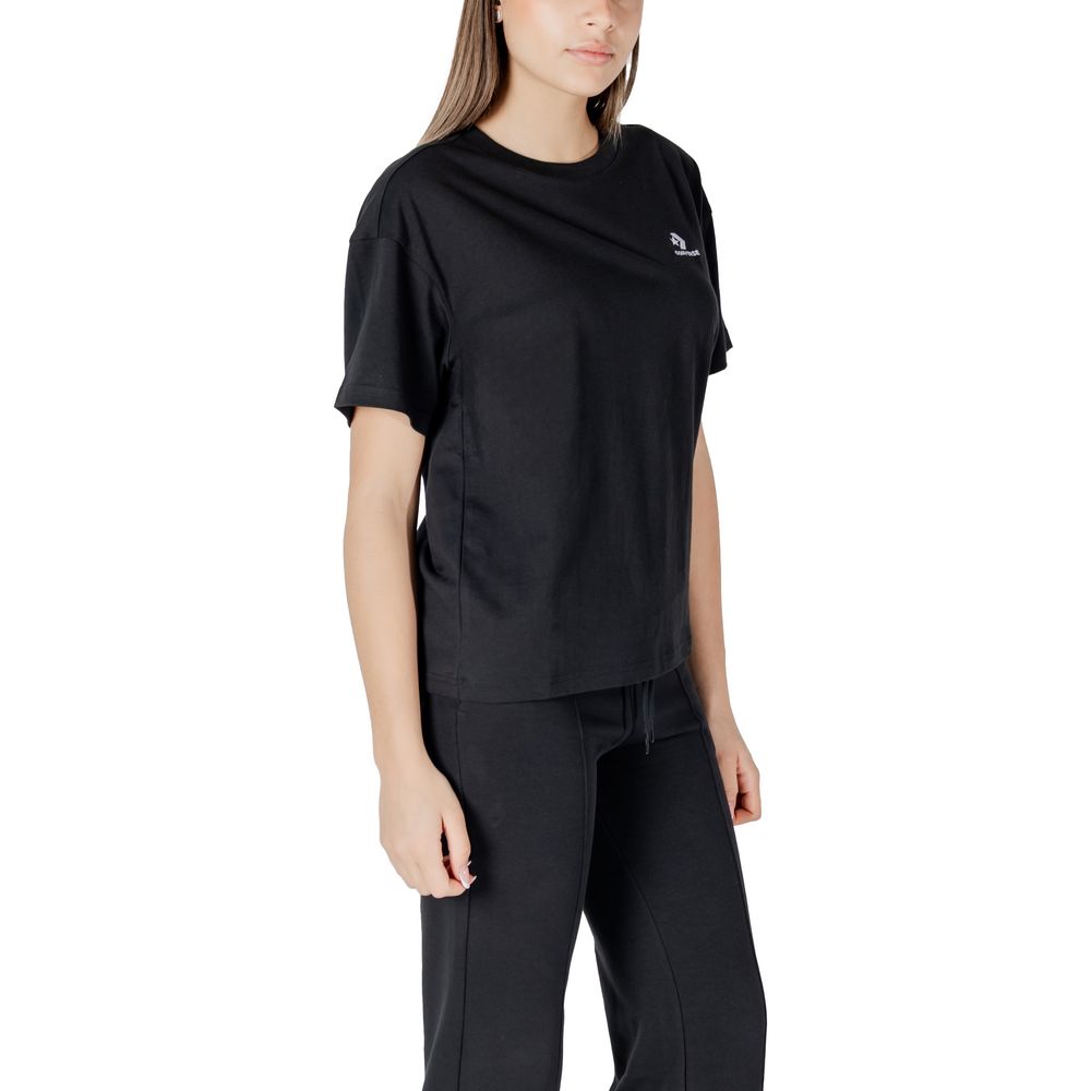 Black Cotton Tops & T-Shirt