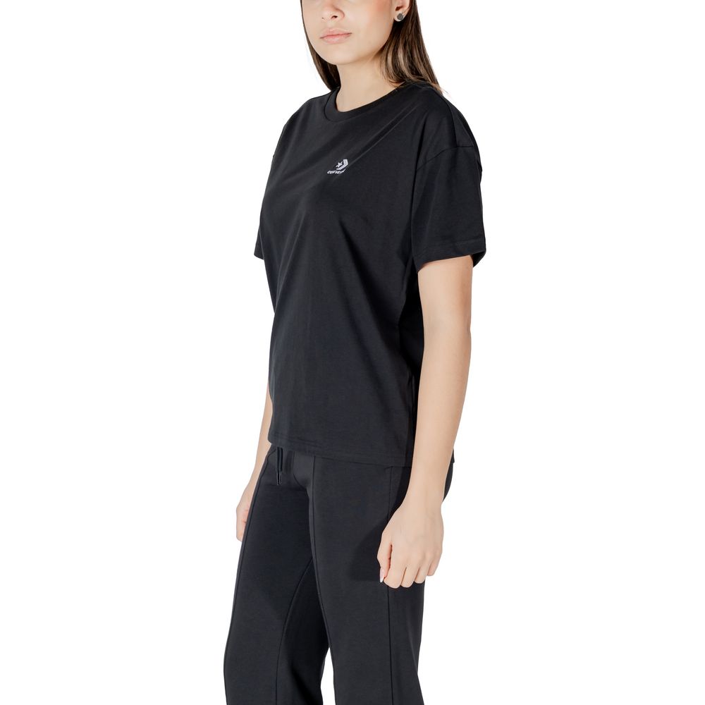Black Cotton Tops & T-Shirt
