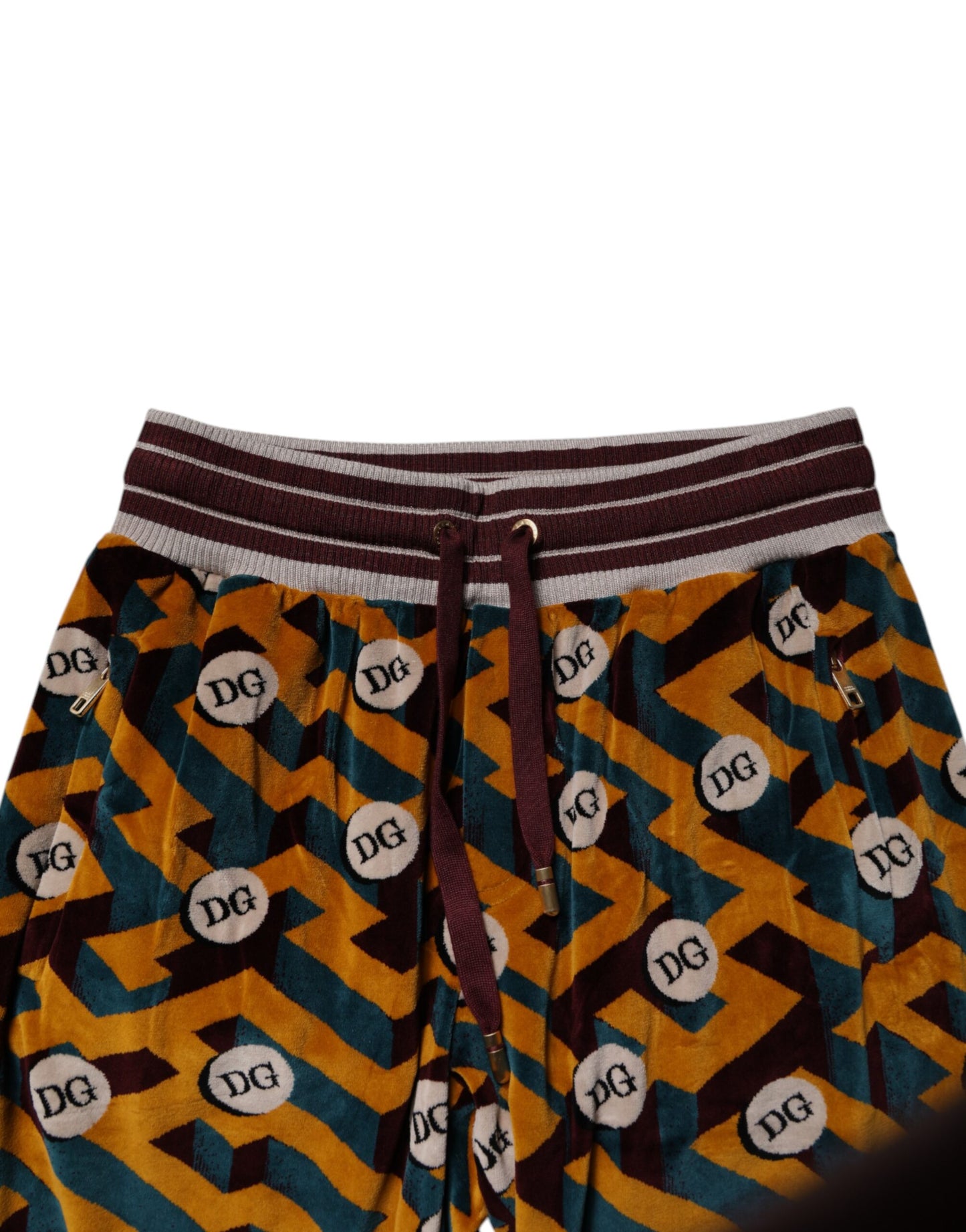 Multicolor Logo Monogram Jogger Sweatpants Pants