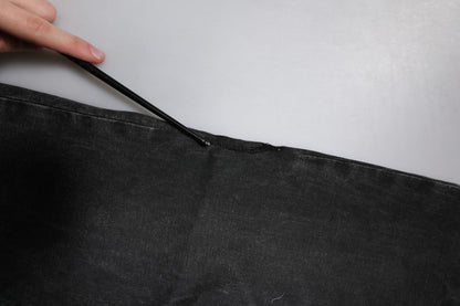 Black Cotton Stretch Men Skinny Denim Jeans