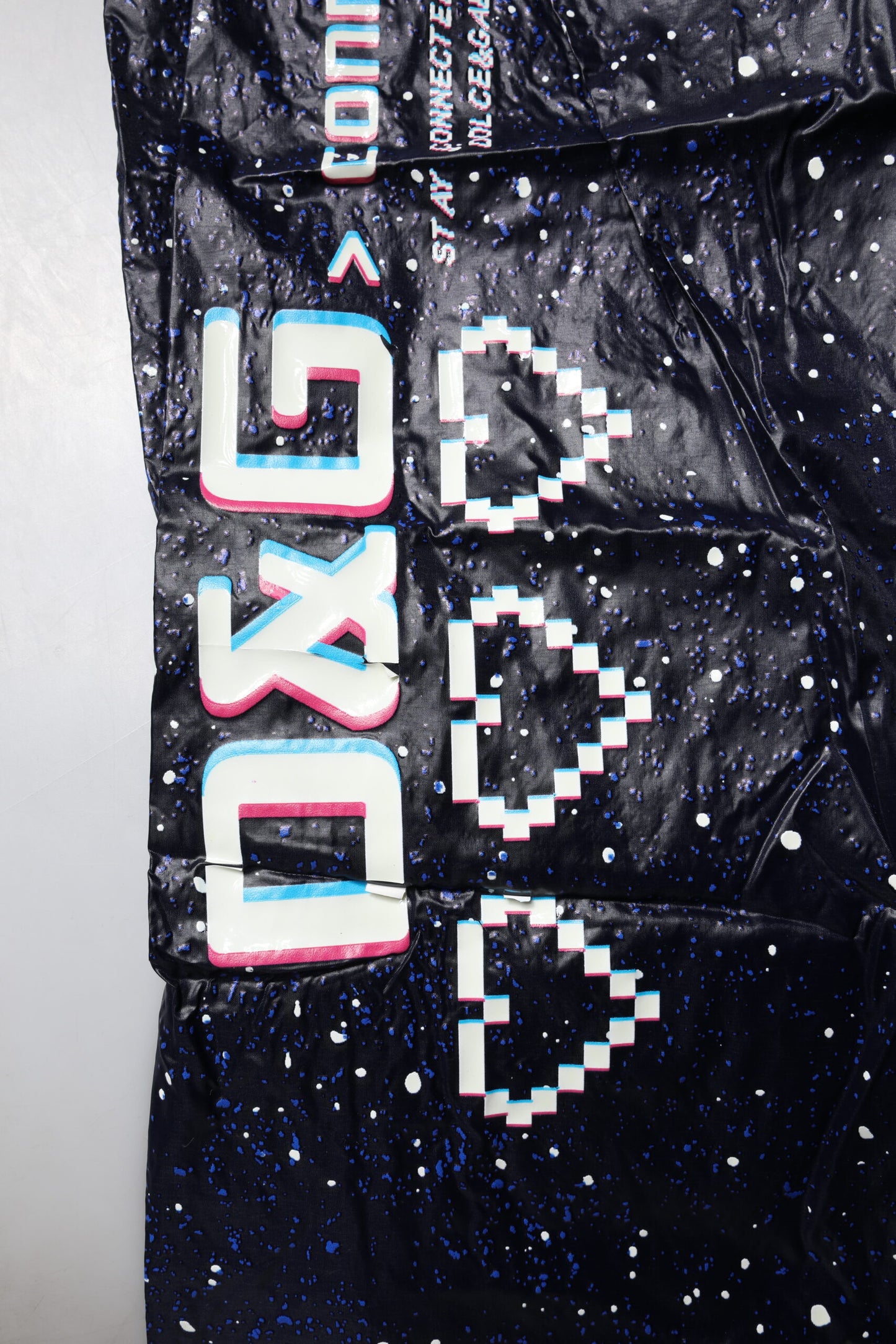 Dark Blue DG Game Print Cotton Jogger Pants