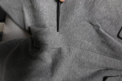 Gray Cotton Cargo Bermuda Sweatshorts Shorts